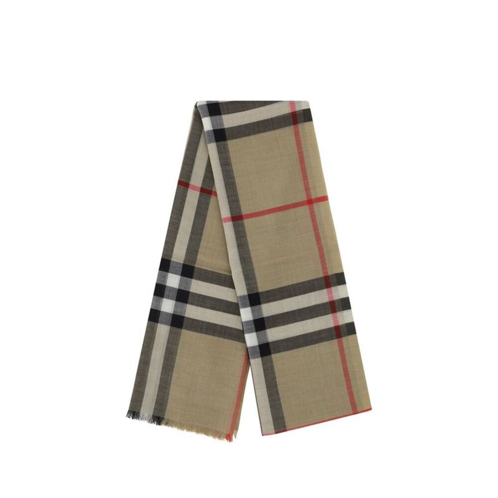 Burberry Beige Silk Women's Foulard - Picture 2 of 3